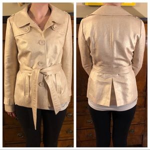 Halogen Belted Gold Jacket